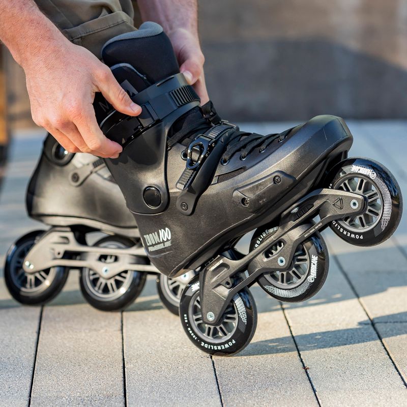 Powerslide men's roller skates Zoom Pro 100 black 908336 9