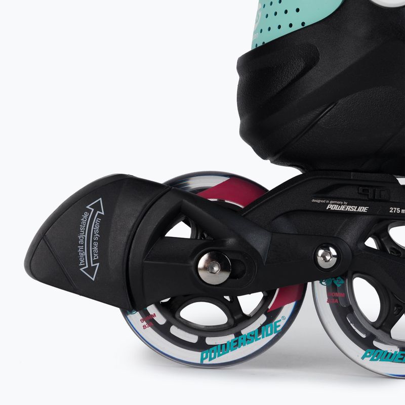 Powerslide women's roller skates Phuzion Radon Teal 90 black 902011 7