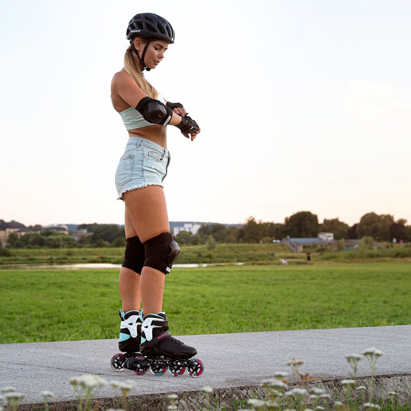 Powerslide women's roller skates Phuzion Radon Teal 90 black 902011 10