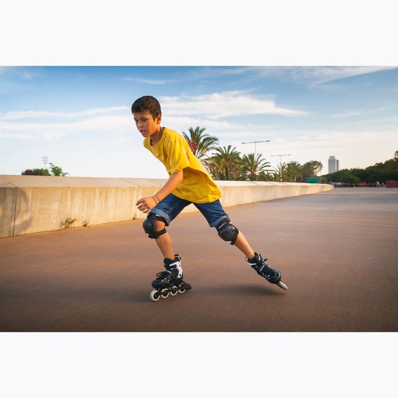 Powerslide Khaan SQD Jr children's roller skates black 7