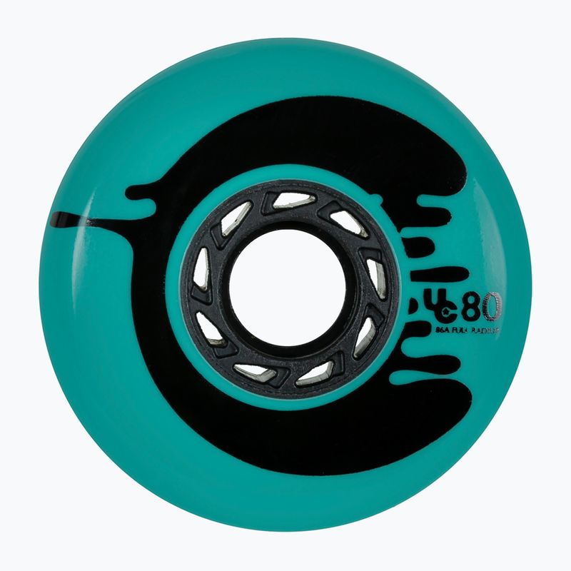 UNDERCOVER Cosmic rollerblade wheels 4 pcs green 406217