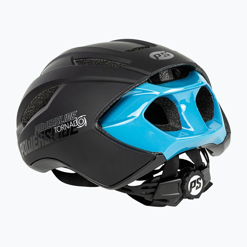Powerslide Tornado helmet black/teal 2