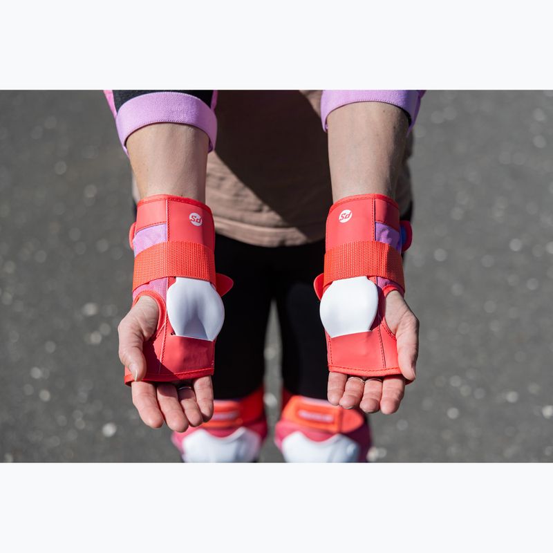 Set of protectors Powerslide Standard Set red/pink 4