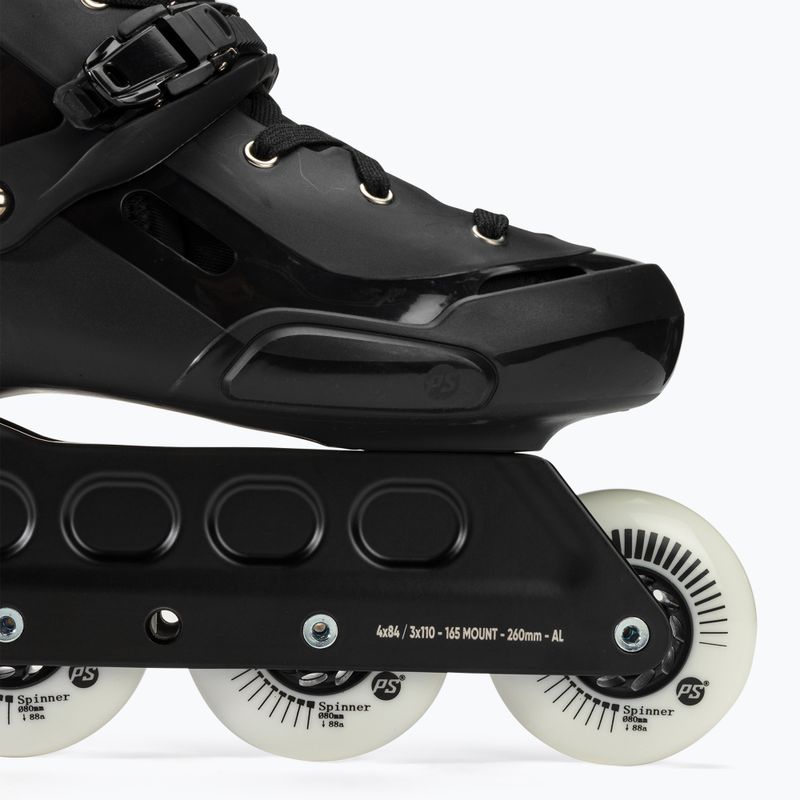 Powerslide Storm 80 black roller skates 6