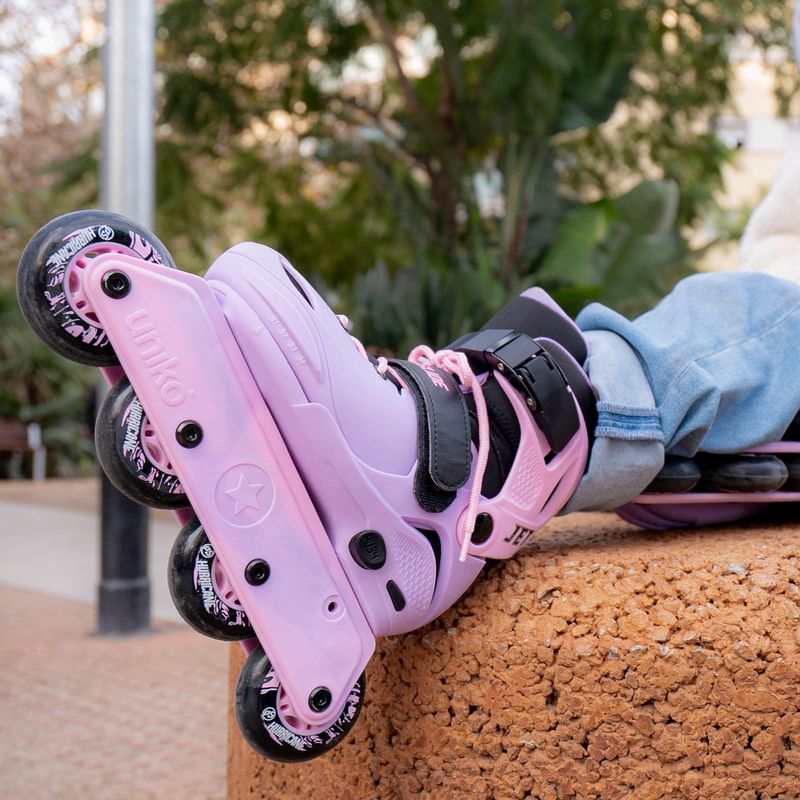 Powerslide Jet Jr lavender children's roller skates 10