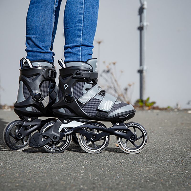 Men's Playlife GT 110 black/grey roller skates 11