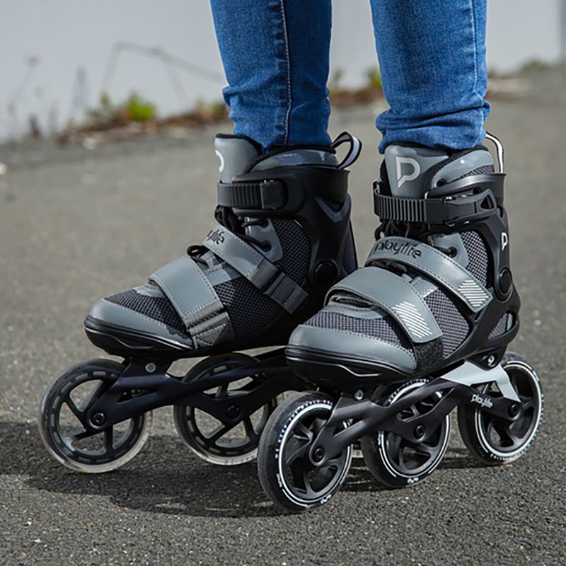 Men's Playlife GT 110 black/grey roller skates 13