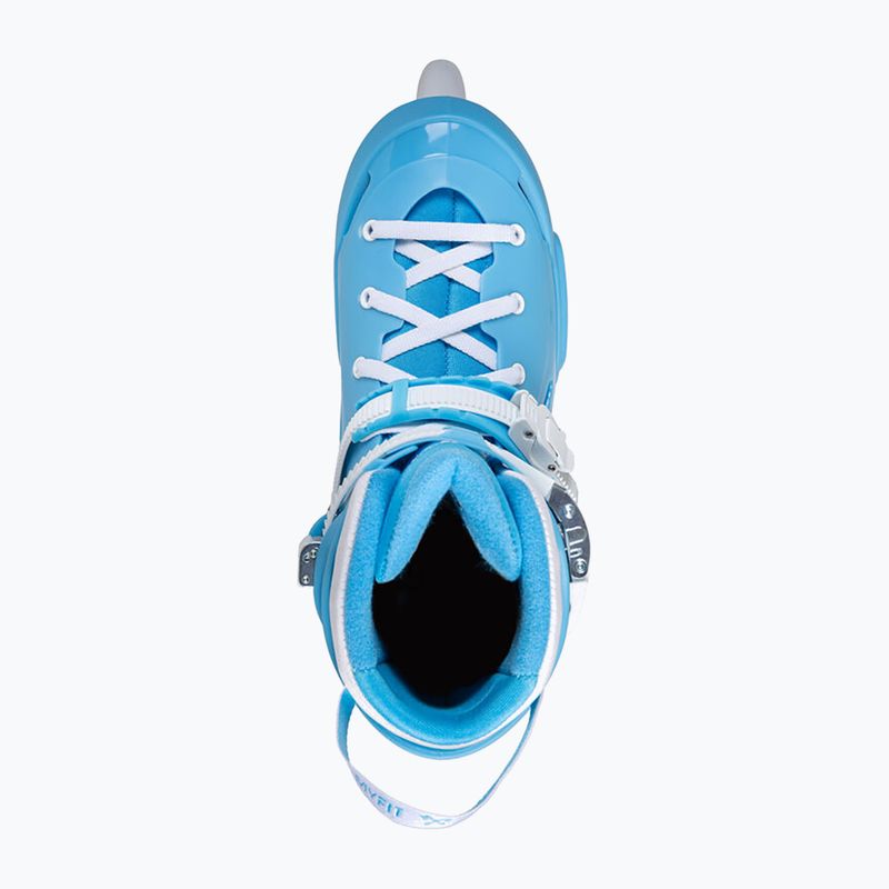 Powerslide Storm Nicoly Pro blue roller skates 12