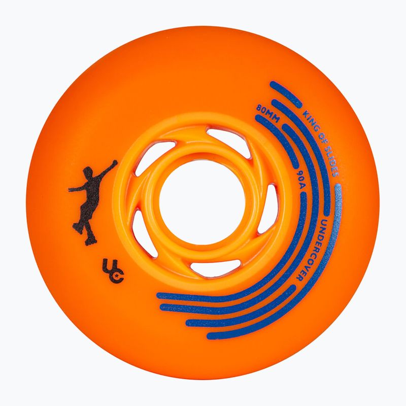 UNDERCOVER WHEELS King of Slides 80 mm/90A rollerblade wheels 4 pcs orange