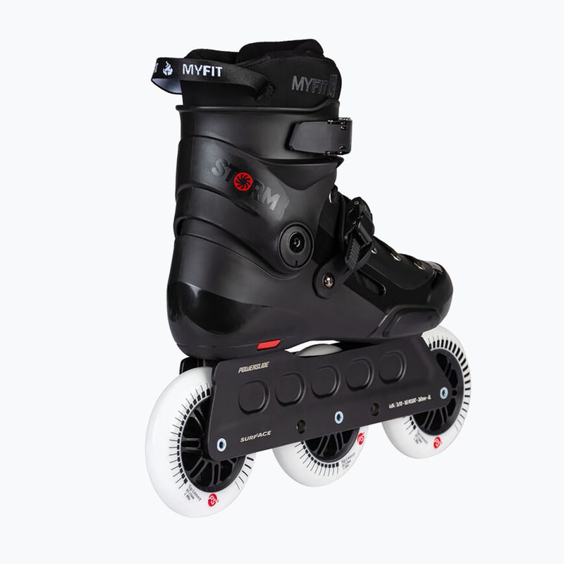 Powerslide Storm 110 black roller skates 11