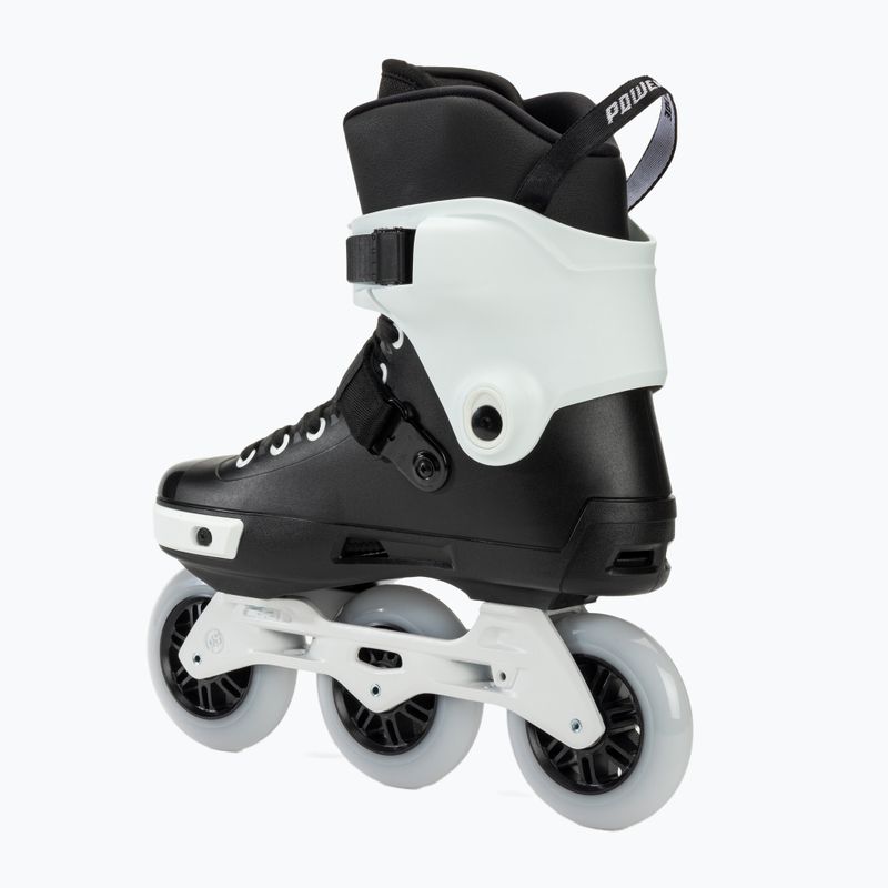 Powerslide Next Core 100 black/white roller skates 3