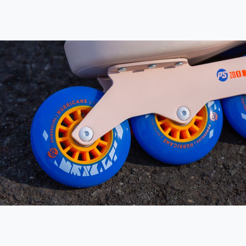 Powerslide Zoom 90 sunset roller skates 12