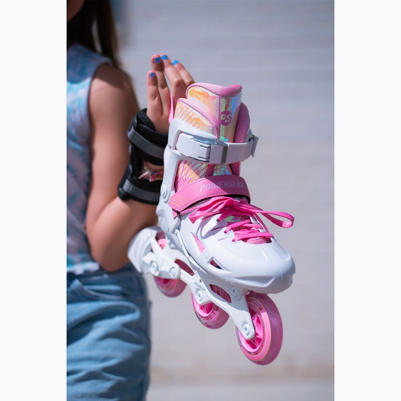 Children's roller skates Powerslide Universe II Jr pink 7