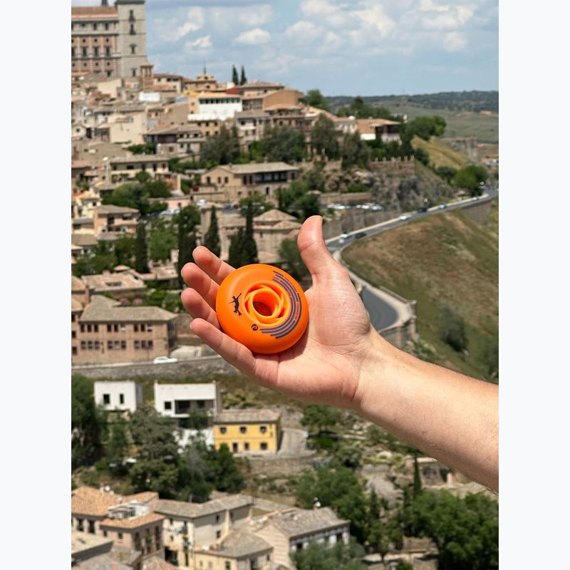 Roller skate wheels Powerslide King of Slides 4 pcs 76 mm/90A orange/orange 6