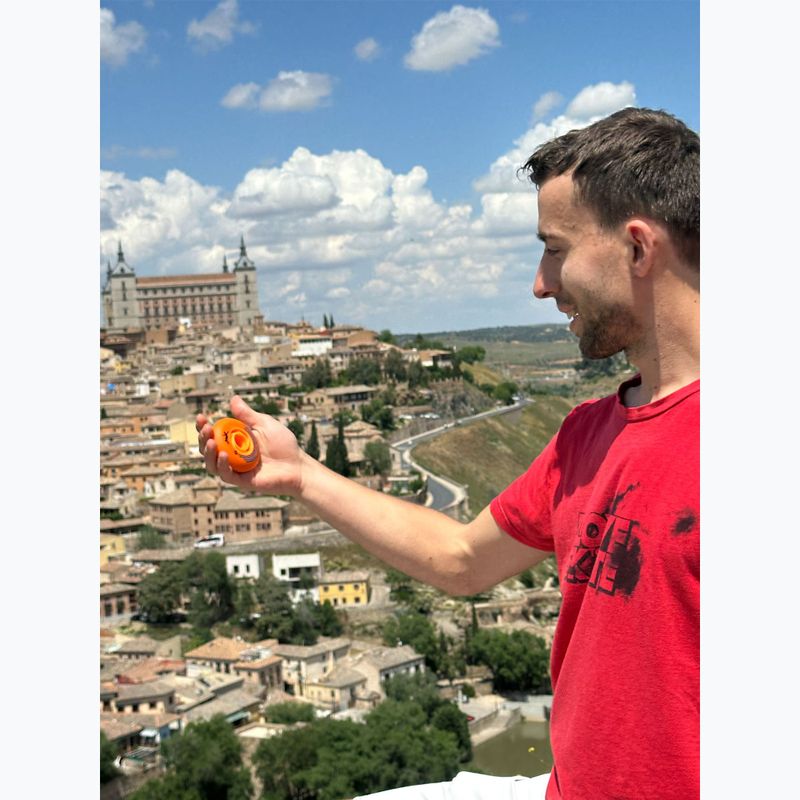 Roller skate wheels Powerslide King of Slides 4 pcs. 80 mm/90A orange/orange 6