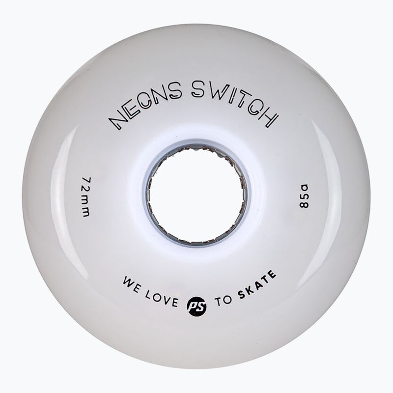 Roller skate wheels Powerslide Neons Switch LED 72 mm/85A 4 pcs. changing color