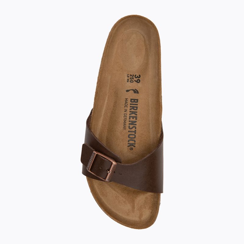 BIRKENSTOCK Madrid BF Narrow dark brown slides 5