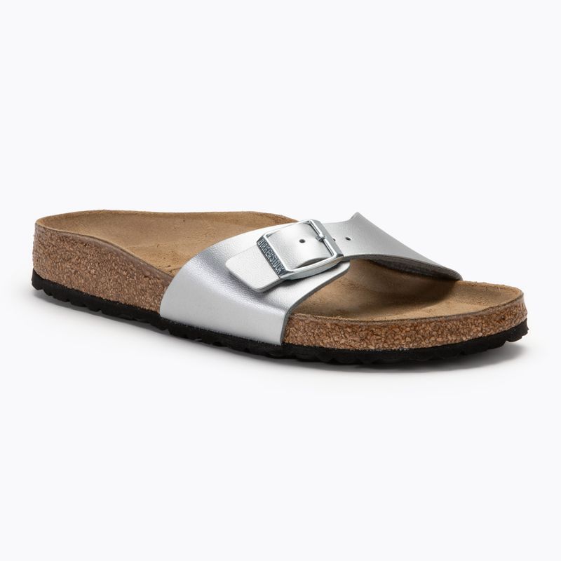 BIRKENSTOCK Madrid BF Narrow slides silver