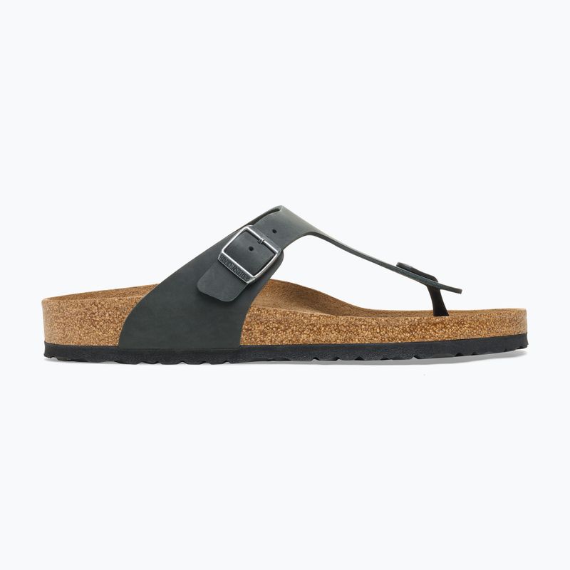 Slides BIRKENSTOCK Gizeh Oiled Leather black 2