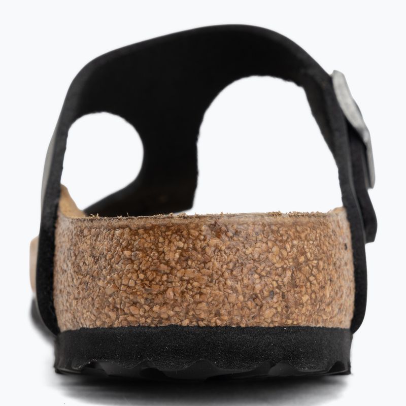Slides BIRKENSTOCK Gizeh Oiled Leather black 6