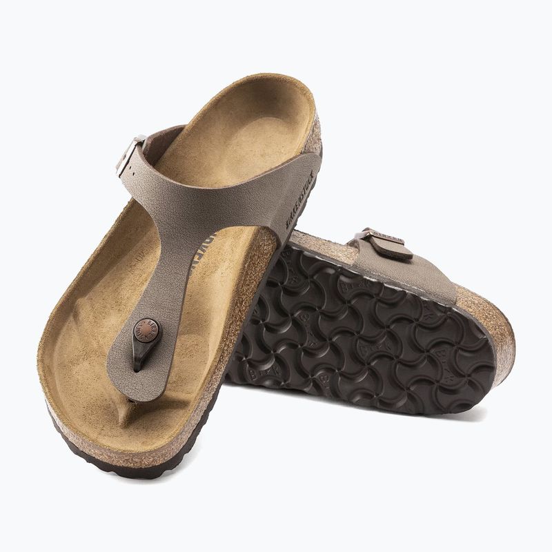 Slides BIRKENSTOCK Gizeh Birkibuc Narrow mocca 5