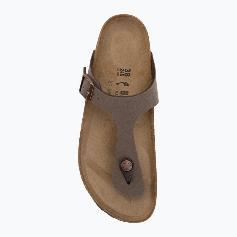 Slides BIRKENSTOCK Gizeh Birkibuc Narrow mocca 5