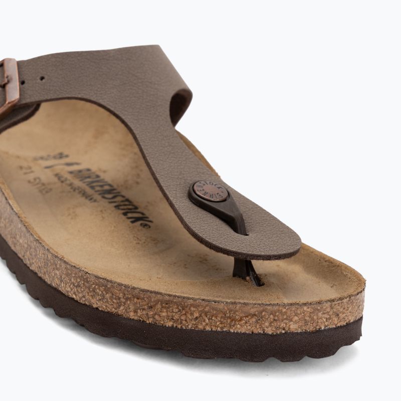 Slides BIRKENSTOCK Gizeh Birkibuc Narrow mocca 7