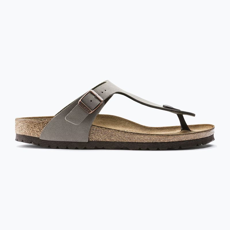 Slides BIRKENSTOCK Gizeh Birkibuc Narrow stone 2