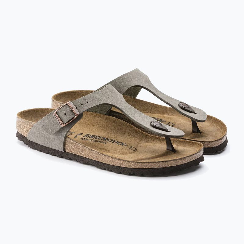 Slides BIRKENSTOCK Gizeh Birkibuc Narrow stone 3
