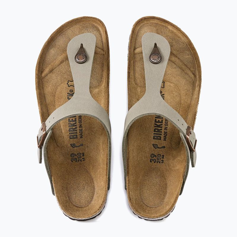Slides BIRKENSTOCK Gizeh Birkibuc Narrow stone 4