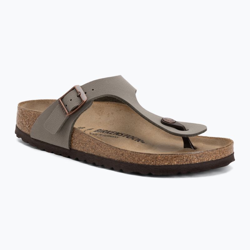 Slides BIRKENSTOCK Gizeh Birkibuc Narrow stone