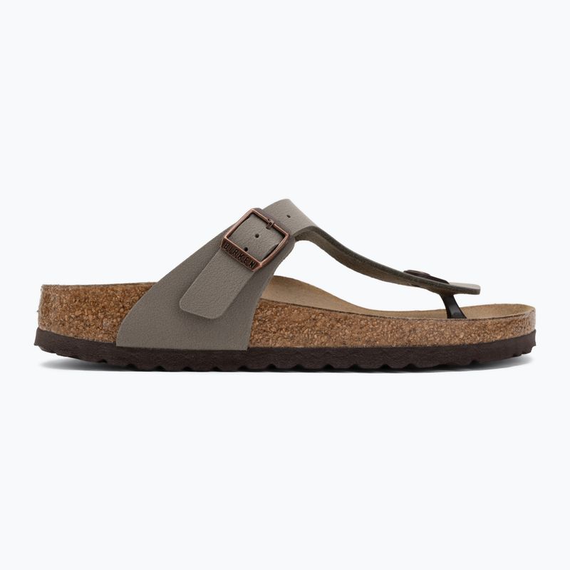 Slides BIRKENSTOCK Gizeh Birkibuc Narrow stone 2