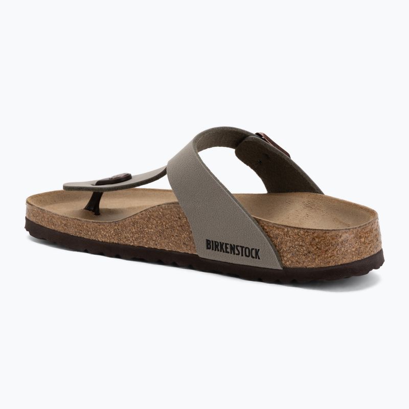 Slides BIRKENSTOCK Gizeh Birkibuc Narrow stone 3