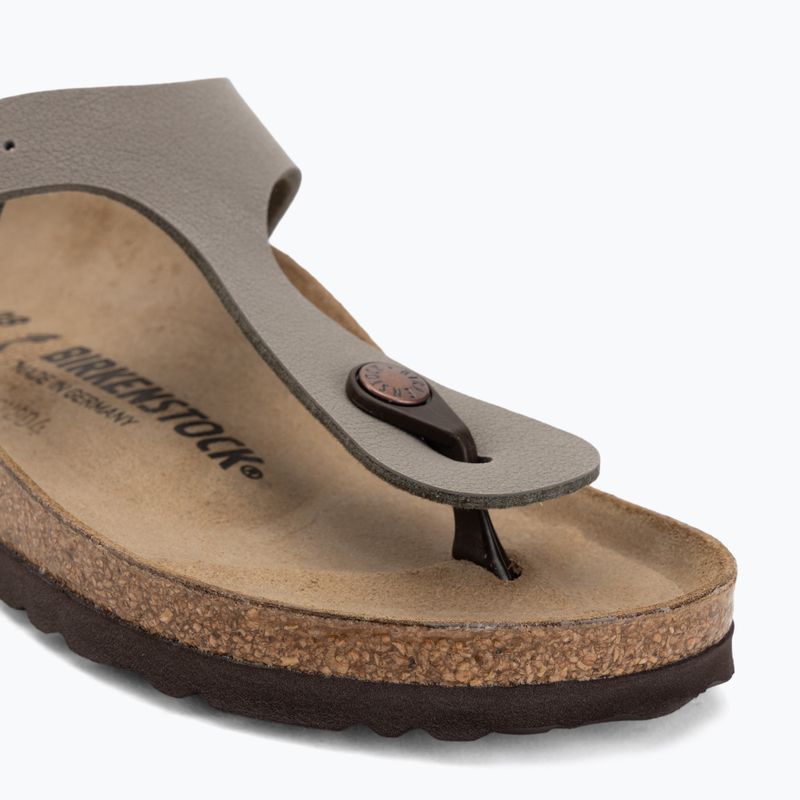 Slides BIRKENSTOCK Gizeh Birkibuc Narrow stone 7