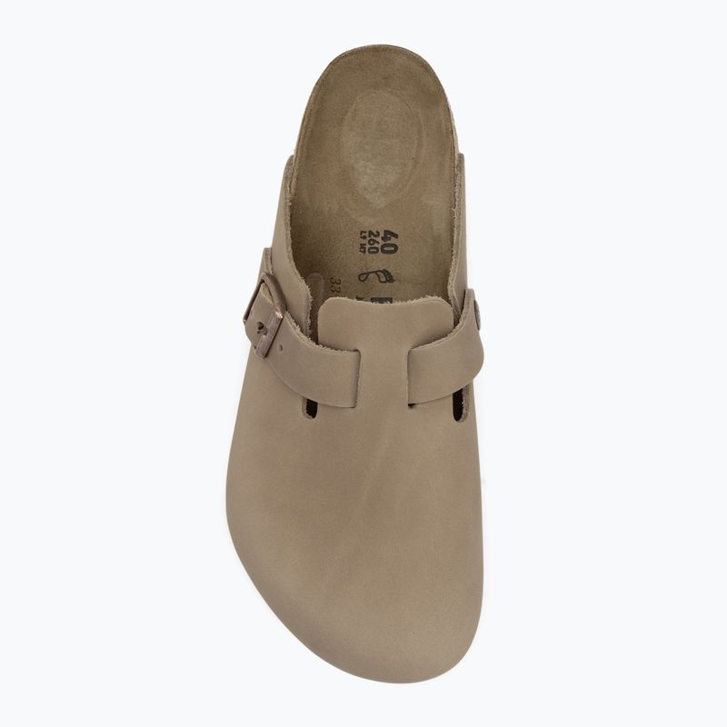BIRKENSTOCK Boston LEOI Regular tabacco brown flip-flops 5