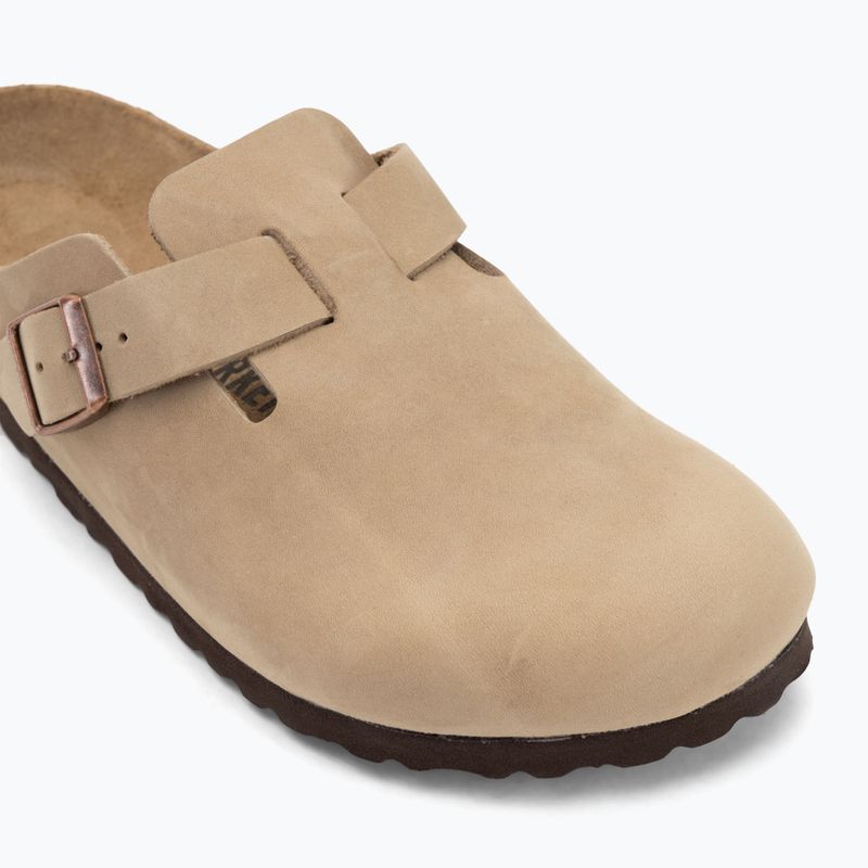 BIRKENSTOCK Boston LEOI Narrow tabacco brown flip-flops 7