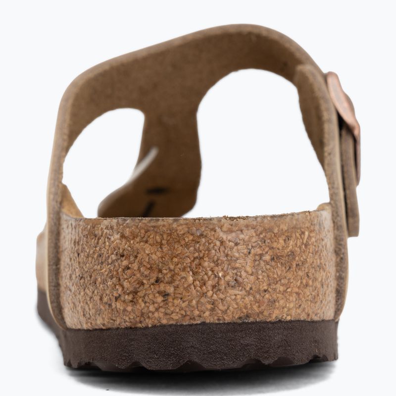 Slides BIRKENSTOCK Gizeh Oiled Leather tabacco brown 6