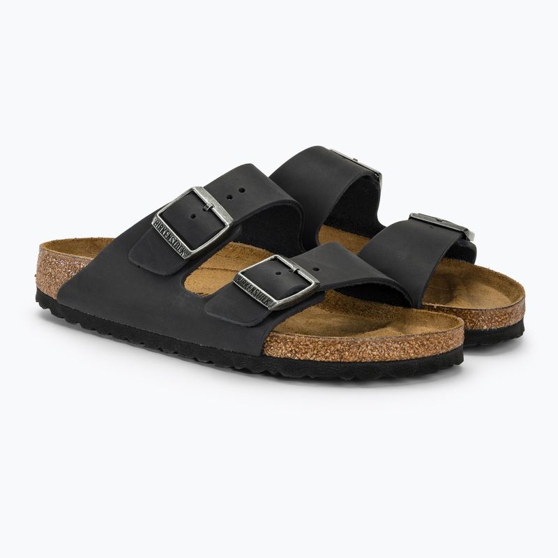 BIRKENSTOCK Arizona LEOI Narrow black slides 4