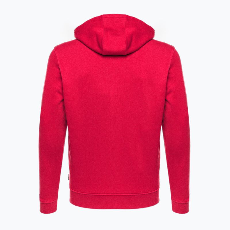 Men's Capelli Basics Adult Zip Hoodie football sweatshirt red 2