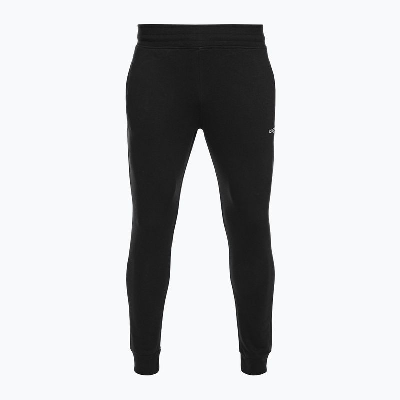 Men's Capelli Basics Adult Tapered French Terry football trousers black/white