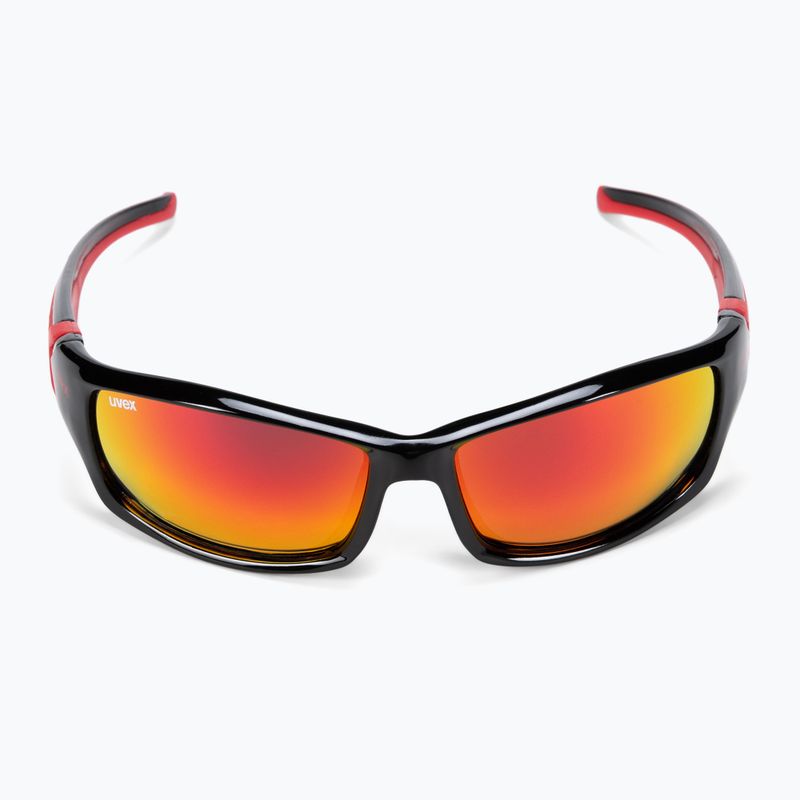 UVEX Sportstyle 211 black red/mirror red sunglasses S5306132213 3
