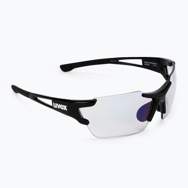 UVEX Sportstyle 803 Race S V black/litemirror blue cycling goggles 53/2/002/2203