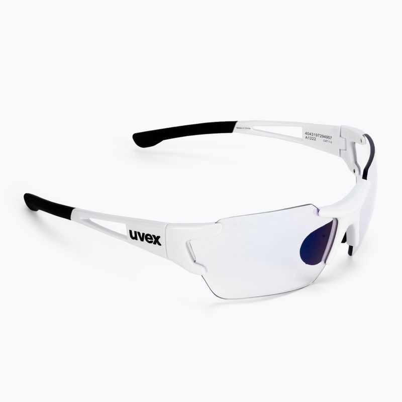 UVEX Sportstyle 803 Race S V white/litemirror blue cycling glasses 53/2/002/8803