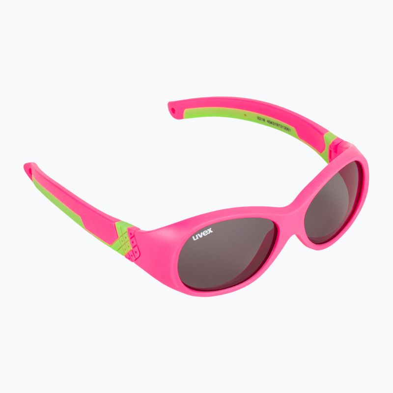 UVEX children's sunglasses Sportstyle 510 pink green mat/smoke S5320293716