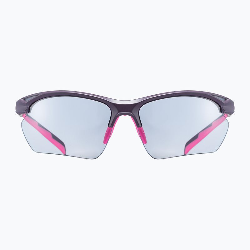 UVEX Sportstyle 802 Small V purple pink matt/smoke sunglasses 2