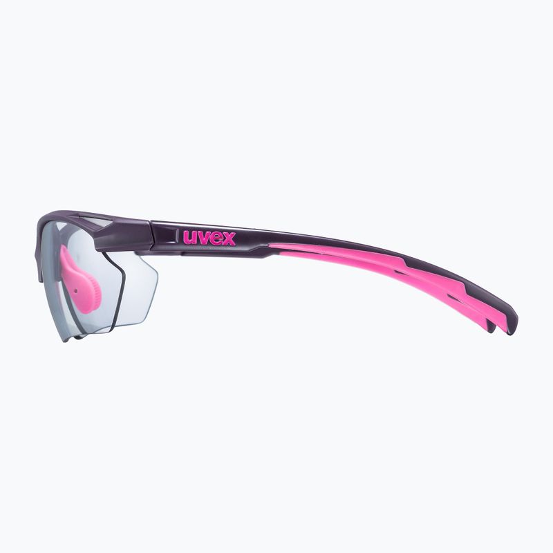 UVEX Sportstyle 802 Small V purple pink matt/smoke sunglasses 4