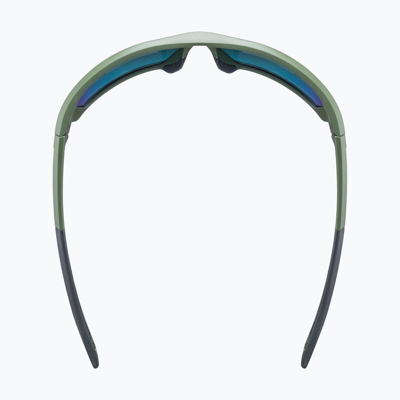UVEX Sportstyle 225 olive green mat/mirror silver sunglasses 53/2/025/7716 8