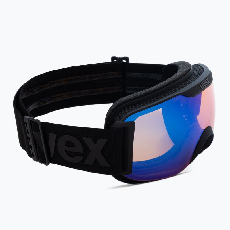 Ski goggles UVEX Downhill 2000 S CV black mat/mirror blue colorvision yellow 55/0/447/21