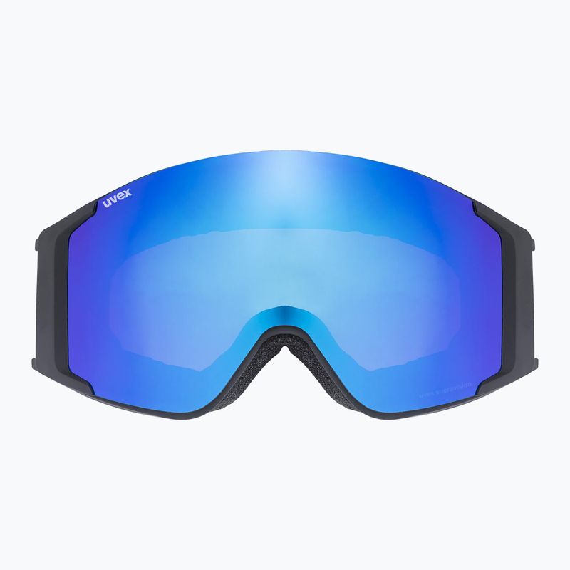 UVEX ski goggles G.gl 3000 TO black matt/mirror blue/lasergold lite/clear 6