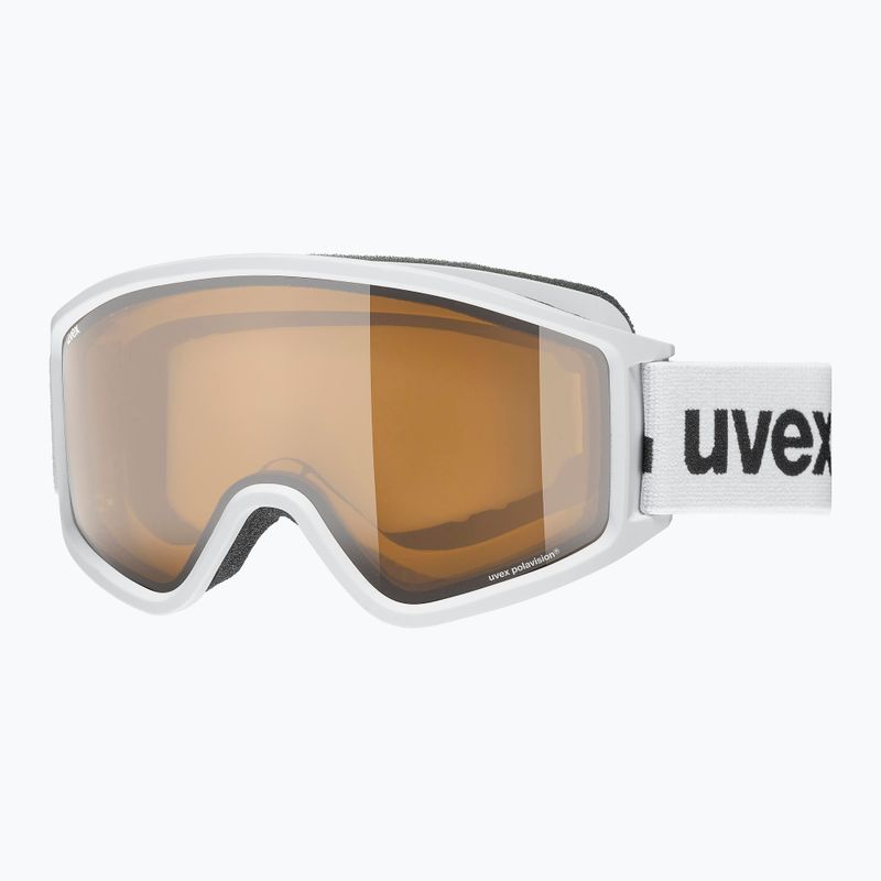 UVEX ski goggles G.gl 3000 P white mat/polavision brown clear 55/1/334/10 6